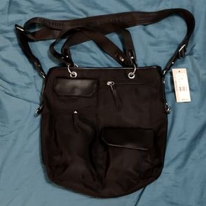 REACTION black shoulder bag